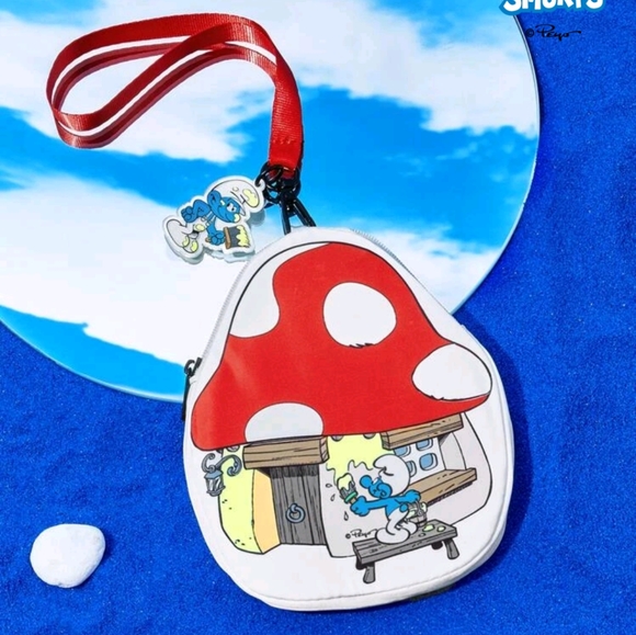 The Smurfs Cartoon Print Coin Purse - Picture 2 of 9